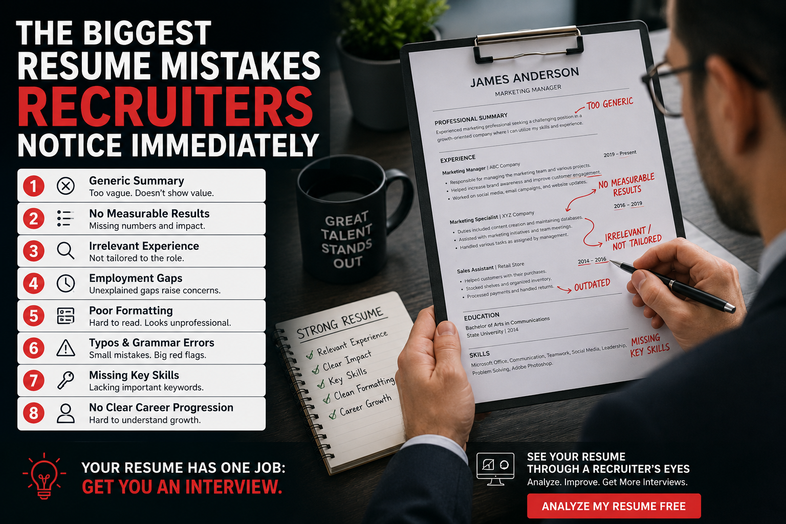 The Biggest Resume Mistakes Recruiters Notice Immediately